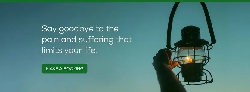 Brave Therapy, a Sydney psychotherapy practice, with a hand holding a lit lantern against a dusk sky